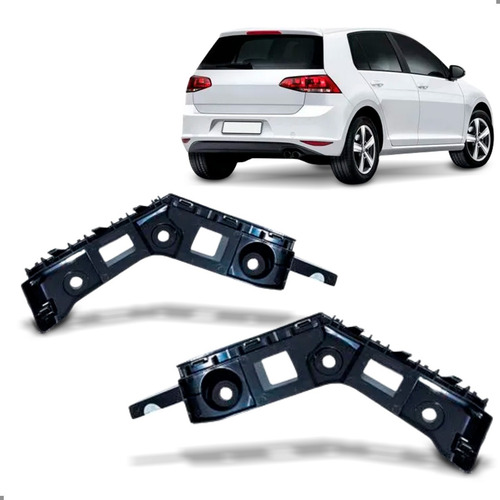 Suporte Parachoque Traseiro Guia Para Golf Vii 2015 A 2019
