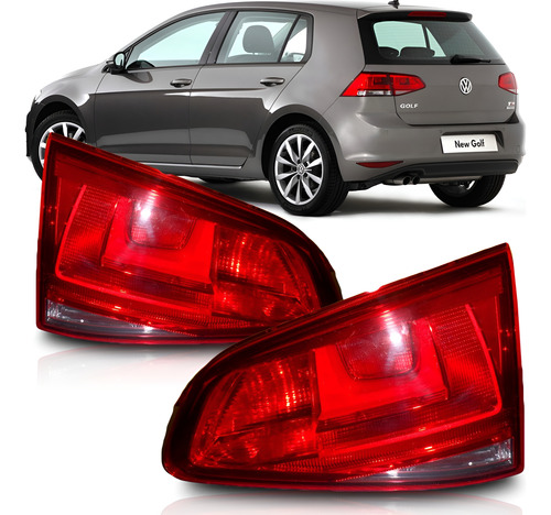 Lanterna Traseira Golf 2014 2015 Tampa Mala 1ª Linha