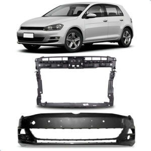 Kit Parachoque C/ Painel Mini Frente Vw Golf 2.0 2014 A 2020