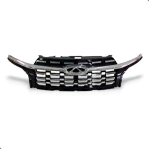 Kit Grade Central Para Tiggo 8 2021 A 2025 Com Par Milha Preto