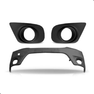 Kit Parachoque Para Dodge Journey 2012 A 2018 Par Molduras Preto