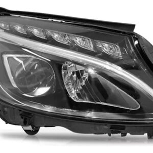 Farol Para Mercedes C180 15 A 18 Com Led Sem Reator 1ª Linha Direito/passageiro