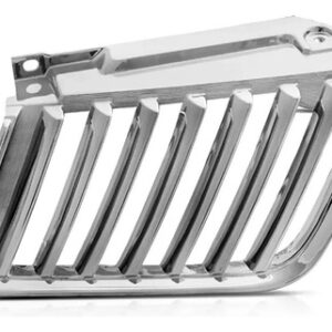 Par Tela Frontal Radiador L200 Triton Cromada 2007 A 2010