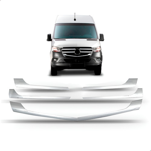 Kit Friso Grade Dianteira Sprinter 2020 2021 A 2024 1a Linha