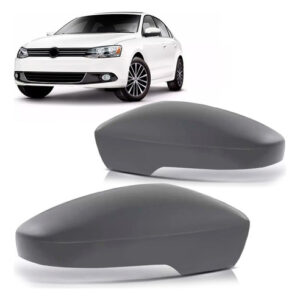 Par Capa Retrovisor Jetta Highline Comfortline 2011 A 2018 Preto