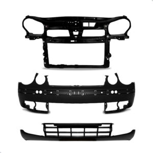 Kit Parachoque C/ Painel Mini Frente Polo 03 A 06 C/ Spoiler Preto