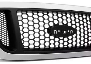 Grade Radiador Ranger Xl 2004 A 2009 Preta C/ Friso 1a Linha