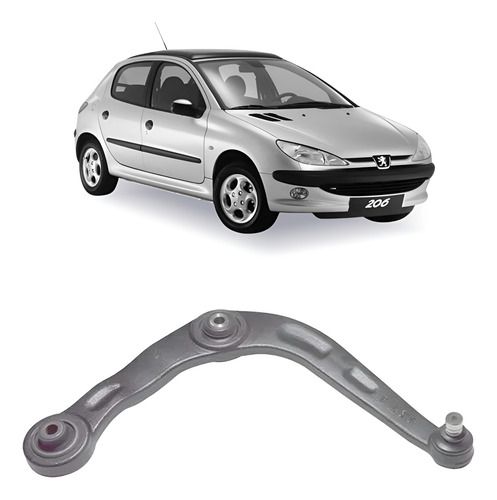 Bandeja Dianteira Com Buchas Com Pivo Dir 206 207