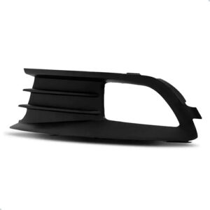 Par Moldura Grade Milha Vw Gol 2013 A 2016 Preto C/ Furo - Preto - Ambos Os Lados