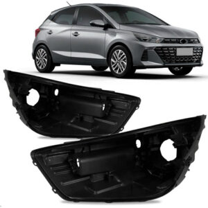 Par Carcaça Farol Para Hyundai Hb20 2023 2024