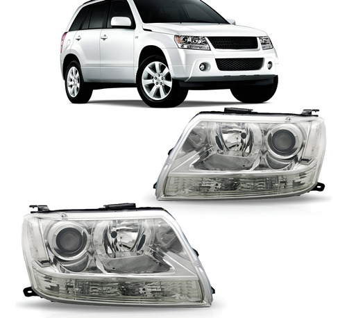 Par Farol Grand Vitara 2008 2009 2010 2011 2012. Direito E Esquerdo
