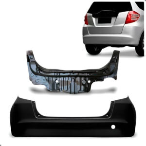 Kit Parachoque Painel Traseiro Para Honda Fit 2009 A 2012