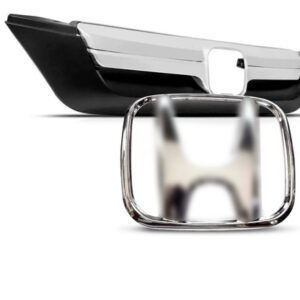 Kit Grade Para Honda Crv 2007 2008 09 2010 Emblema Cromado Preto