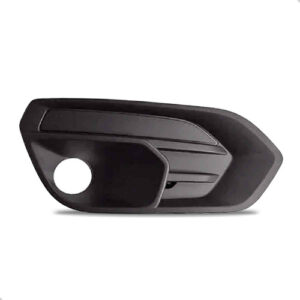 Par Grade Moldura Milha Para Iveco 2020 Até 2023 C/ Furo Preto Ambos Os Lados