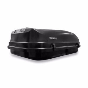 Kit Travessa Jeep Compass Preto Com Maleiro 600 Litros Preto