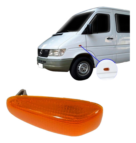 Sinaleira Paralama Sprinter 1995 1996 97 98 99 A 2002 Ambar Âmbar