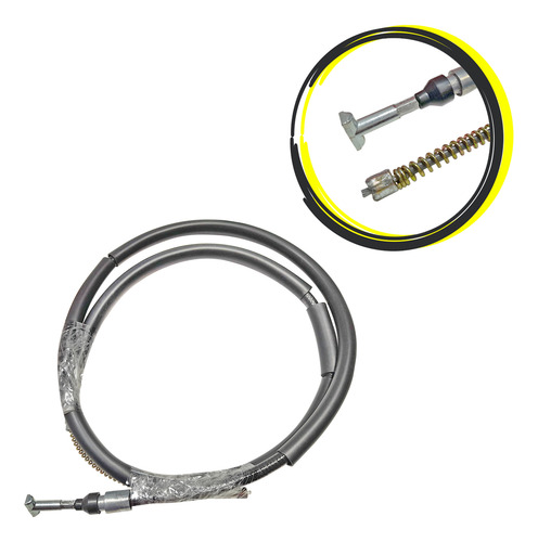 Cabo De Freio De Mao Palio Sw Lado Esquerdo 1997 Em Diante