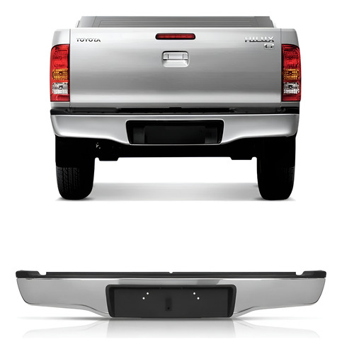 Envolvente Traseiro  Hilux Srv 2005 A 2015 2 Furos 1a Linha