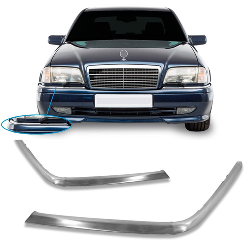 Par Friso Parachoque Diant Mercedes C180 1994 A 1998 Ferro
