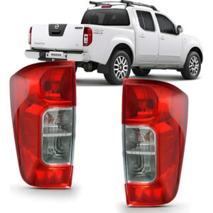 Par Lanterna Traseira Frontier 2017 A 2021 Vermelho