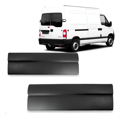 Par Friso Porta Traseira Master 2003 Até 2012 Preto Preto