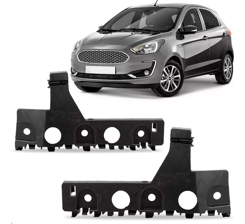 Par Guia Parachoque Dianteiro Ka 2019 2020 2021 Hatch Sedan