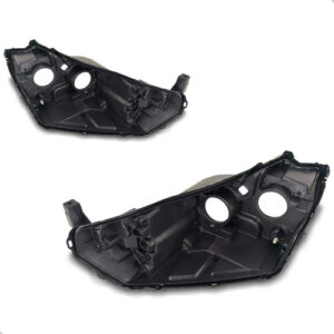 Par Carcaça Farol Dianteiro Kicks 2017 A 2021 C/ Regulador