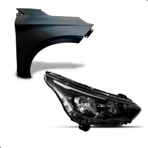 Kit Colisão Para Fiat Argo 2024 2025 Farol/paralama Direito