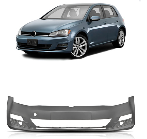 Parachoque Dianteiro Golf Tsi/ High 2014 A 2017  1a Linha Preto