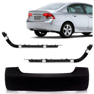 Envolvente Traseiro New Civic 06 A 2008 Com Guias 1a Linha