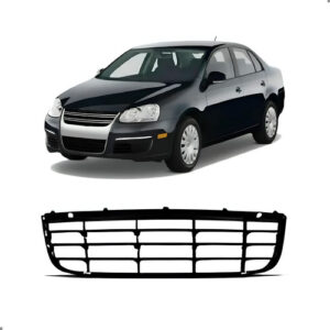 Tela Frontal Jetta 06 A 10 Central Parachoque Diant Filetada Preto