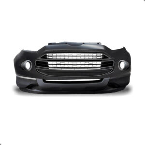 Parachoque Diant. Ecosport 2013 A 2018 Friso Cinza 1a Linha  Preto