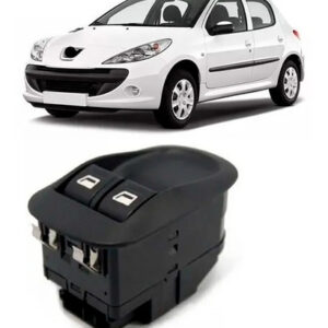 Tecla Botão Acionamento Vidro Dupla 206 207