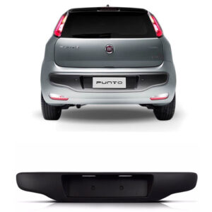 Moldura Do Parachoque Traseiro Punto 2013 2014 2015 Preta