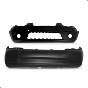 Par De Parachoque Dianteiro E Traseiro Picanto 2008 A 2011 Preto