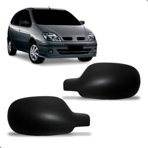 Par Capa Retrovisor Para Scenic 2001 2002 2003 A 2011 Preto Ambos Lados