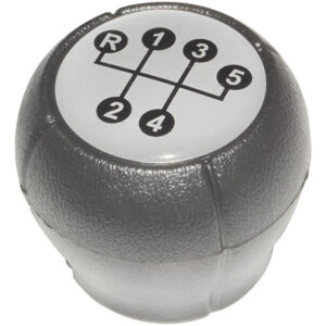 Manopla 5 Marchas Prata Vectra 1997 Em Diante Preto