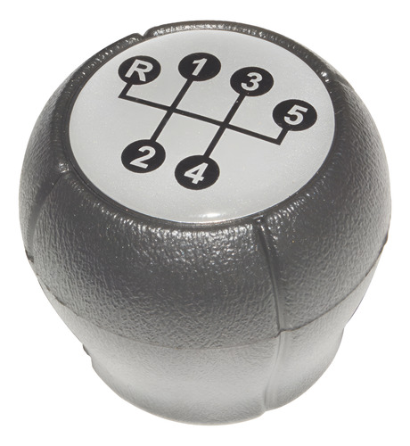 Manopla 5 Marchas Prata Vectra 1997 Em Diante Preto