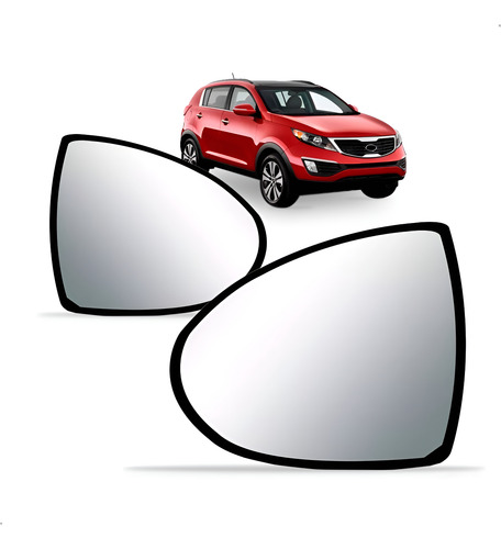 Par Lente Retrovisor Para Kia Sportage 2011 2012 2013 2014