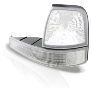 Kit Farol E Pisca Cromado Para Ranger 1998 A 2004 Esquerdo