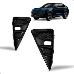 Par Grade Parachoque Diant. Para Haval H6 Gt 2023 A 2025 Preto Ambos Lados