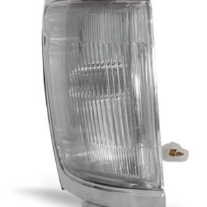 Par Lanterna Dianteira Hilux Sw4 92 A 96 Cristal Aro Cinza Cinza