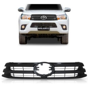 Grade Radiador Toyota Hilux 2016 2017 2018 Preta Preto