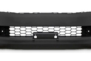 Parachoque Dianteiro Hilux 2009 A 2012 Com Furo Com Grade Preto