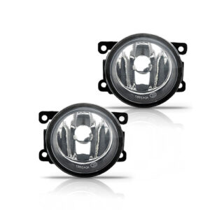 Kit Farol Auxiliar L200 Triton 2011 2012 Com Moldura Preta.