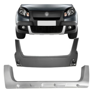 Moldura Acabameto Parachoque Sandero Stepway 2012 A 2014  Plástico Reforçado