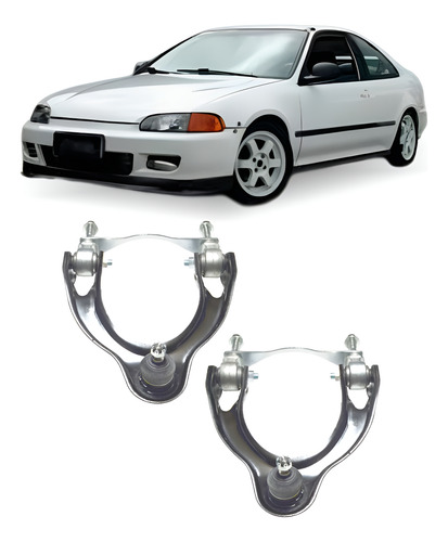 Par Bandeja Balança Honda Civic 92 93 94 95 Completa