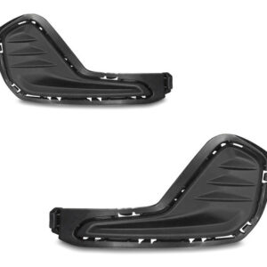 Par Moldura Milha Onix Plus Lt 2020 A 2023 S/furo Milha Preto