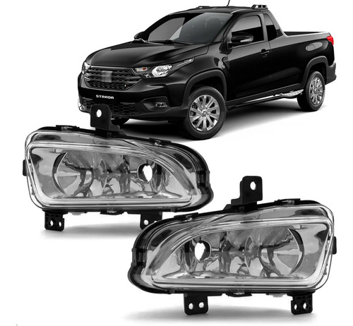 Par Farol Milha Strada Ranch 2020 2021 2022 Cromado