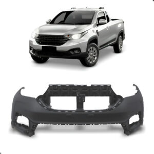Parachoque Dianteiro Superior Strada 2020 A 2025 1a Linha Preto